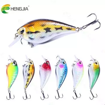 Hengjia, 1 шт., воблер для мелкого погружения, искусственный воблер, жесткая приманка, 7,5 см, 9,5 г