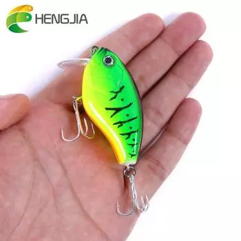 Hengjia, 1 шт., воблер, рыболовная приманка, воблер, бионический окунь, щука, искусственный жесткий пластиковый рыболовный инструмент