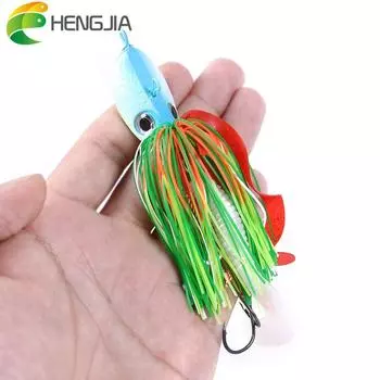 HENGJIA 2,6 унции джиг-крючки со свинцовой головкой, спиннербейты, мягкие приманки для личинки, комплект из 4 шт.