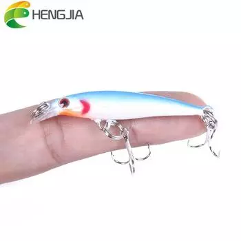 HENGJIA 2 шт. мини-рыболовная приманка для гольяна, приманка для щуки, форели, окуня, воблера, рыболовные снасти