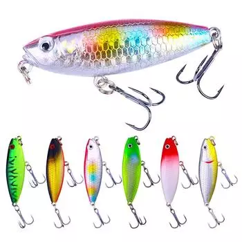 HENGJIA плавающая приманка-карандаш StickBait 6 см-6,5 г-8 воблеры Topwater Crankbait приманки рыболовная приманка