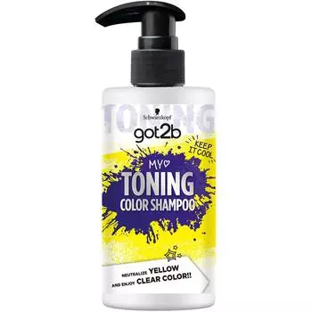 Henkel Lion Cosmetics got2b Тонирующий цветной шампунь 300 мл Другие для черных волос Окрашивание черных волос После тщательного намочите волосы, нанесите соответствую