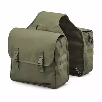 Henly Begins Daytona Мотоциклетная боковая сумка Зеленая сортировочная седельная сумка MIL 99704 15 л + 15 л DHS-12 зелёный