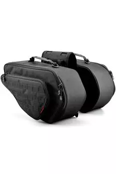 Henly Begins Daytona Motorcycle Side Bag No Stay Required Sorting Side Bag 98655 16+16L DH-725