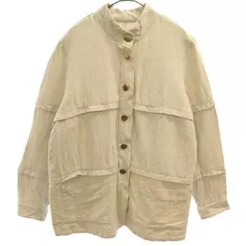 HENRIK VIBSKOV Льняная куртка белая Женская Б/У