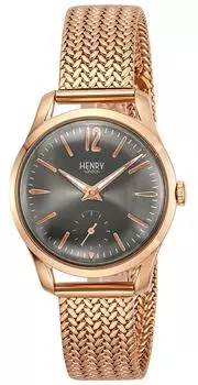 [Henry London] Часы Серый циферблат Нержавеющая сталь Ветровое стекло Кварцевые 30MM London Watch HL30UM0116 Женские Обычные Импортные Белые
