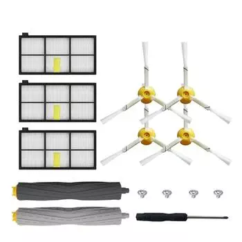 HEPA-фильтры, запасные части, комплект щеток, аксессуары для IRobot Roomba 805, 860, 861, 865, 866, 870, 871, 880, 885, 960, 966, 980 серии