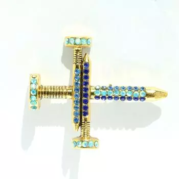 Her Lab | Брошь-крест, высококачественные аксессуары для корсажа, изящные булавки для фиксации одежды