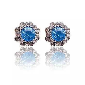 Her Lab | гламурные серьги | винтажные гвоздики | элегантные аксессуары