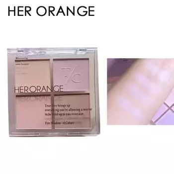 HER ORANGE Четыре цвета румян Swell Blush Фиолетовые румяна Синие матовые натуральные телесные цвета Теплый цвет Персиковые абрикосовые румяна 01