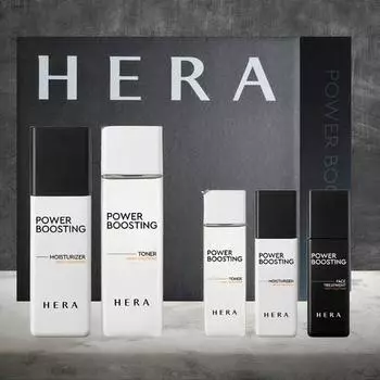 Hera Homme Power Boosting Специальный набор из 2 предметов Homme Black Renewal Мужской лосьон для кожи (+ Сумка для покупок)