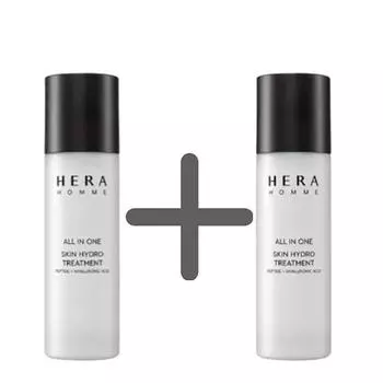 Hera Homme Skin Hydro Treatment All-in-One 150 мл 2 шт. Мужской уход за кожей Увлажнение кожи Успокоение эластичности Улучшение