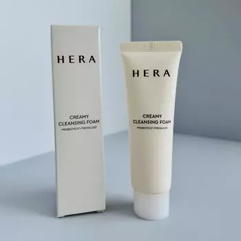 HERA Кремовая очищающая пенка 50 г / Пробиотики + Треналоза