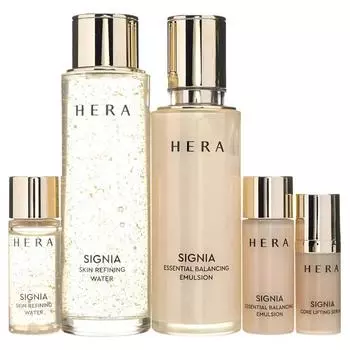 Hera Signia Special Emulsion Toner 2шт Подарочный набор для ухода за кожей, Увлажняющий, Корейская косметика, Kbeauty, пробник