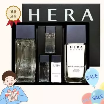 Hera Специальный набор из 2 предметов + подарочный образец/ Набор Hera Men Homme + сумка для покупок/Весна, 1 набор, 1 подарочная упаковка для набора + сумка для покупок (+5000 вон добавлено)