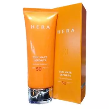 Hera Sun Mate Leisure Sports Sun Cream 70ml SPF50+ PA++++ Costco + 1 wet tissue gift, 1 piece