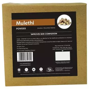 Herb Essential Mulethi Powder для лица и кожи | Лучшая трава для отбеливания кожи, 227 г 227 g