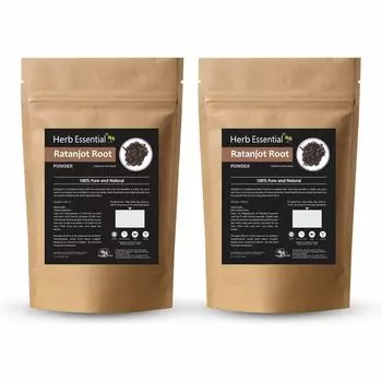 Herb Essential Ratanjot Powder, 200 г | для выпадения волос, роста волос, сияния кожи (100 г Упаковка из 2 шт.) 200 g