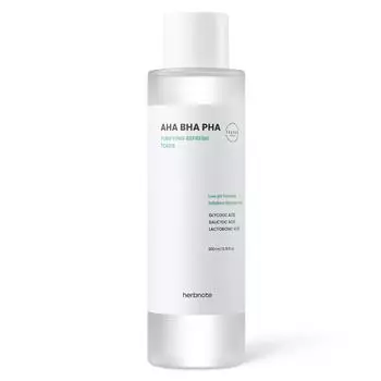 Herb Note AHA BHA PHA Очищающий освежающий тоник, 1 упаковка, 200 мл