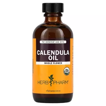 Herb Pharm, Масло календулы, 4 жидких унции (120 мл)