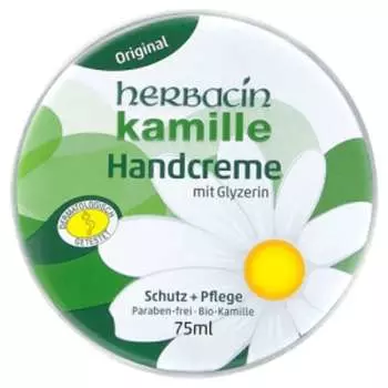 Herbacin Utakamil Hand Cream 75 ml x 2 (Tin Case) - Original