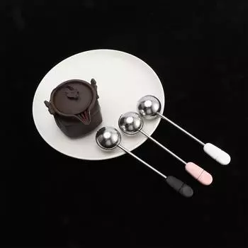 Herbal Teaware Ball Tea Accessories Tea Strainer Filter Tea Tool Loose Leaf Strainer Tea Infuser чёрный