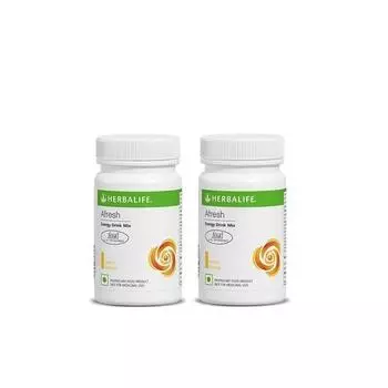 Herbalife HN Nutrition Afresh Энергетический напиток (Лимонный ароматизатор, 50 г) -Комбинированный набор из 2 штук