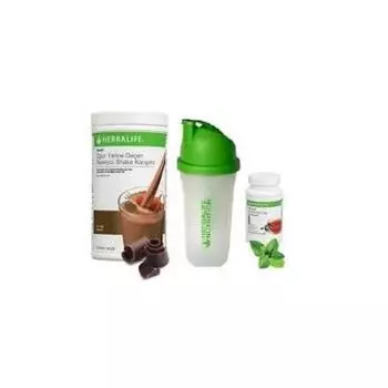 Herbalife Шоколадный коктейль 550 г - Классический чай 50 г - Шейкер