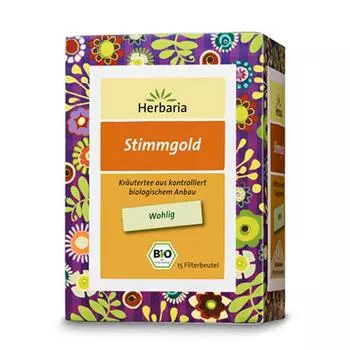 Herbaria Wellbeing Gold травяной чай 24 г