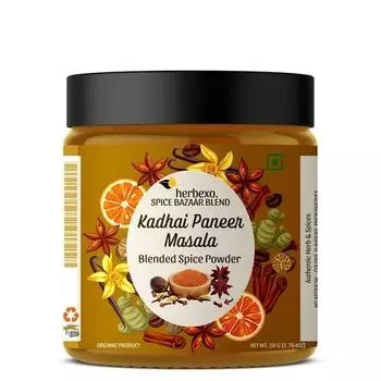 Herbexo Kadhai Paneer Masala I Настоящая смесь специй для приготовления Kadhai Paneer I Идеальная смесь специй для настоящего Kadhai Paneer