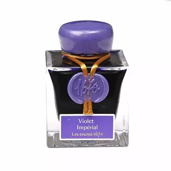 Herbin Anniversary Ink 1670 50ml fine gold for fountain pens Imperial HERBIN hbj15076 [with particles] pens/glass pens/dip Viol