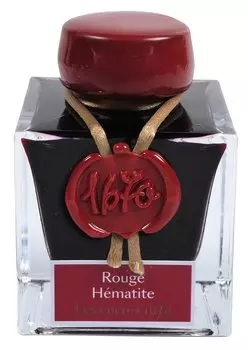 Herbin Anniversary Ink 1670 50ml Gold Fine For Fountain Pen Hematite Red hbj15026 [With Particles] Pen/Dip