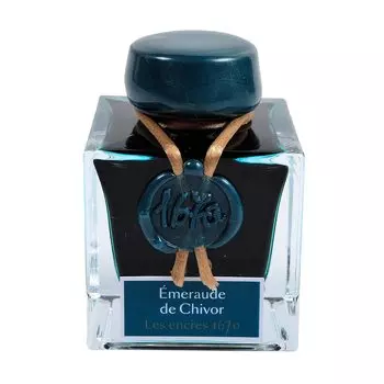 Herbin Anniversary Ink 1670 50ml Gold Fine For Fountain Pen Emerald Thibault HERBIN hbj15035 [With Particles] Pen/Dip