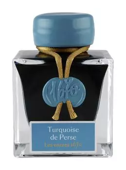 Herbin Anniversary Ink 1670 50ml Gold Fine For Fountain Pens Turquoise Persian HERBIN hbj15014 [With Particles] Pens/Glass Pens/Dip