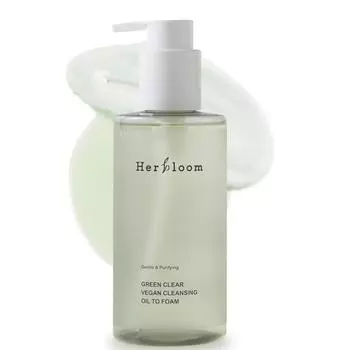 [Herbloom] Green Clear Веганское очищающее масло для пены 200 мл