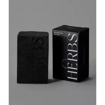 Herbs Hair Loss Shampoo Bar Charcoal Black Bar Mildly Acidic Natural Solid Shampoo 4 Shampoo Bars, 100g