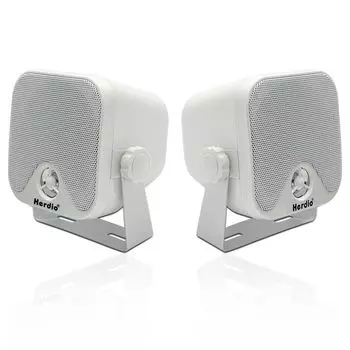 Herdio 100W HIFI Водонепроницаемый Динамик Акустический Горн Для Яхт Лодок Уличных Транспортных Средств Кораблей Сельскохозяйственных Техники Грузовиков Строительных Машин Поверхность белый