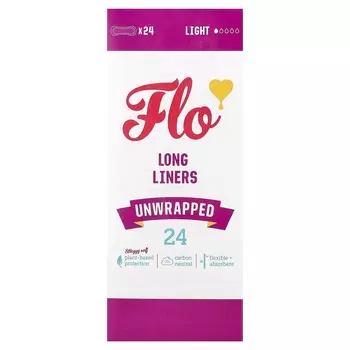 Here We Flo Длинные вкладыши, Неоткрытые, Легкие, 24 штуки