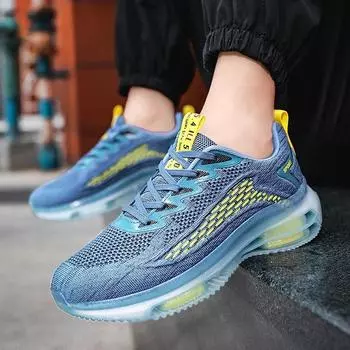 Heren Schoenen 2024 Новые разноцветные мужские кроссовки с повышенной платформой из вулканизированной стали, осенние сетчатые дышащие модные кроссовки для мужчин 39 чёрный
