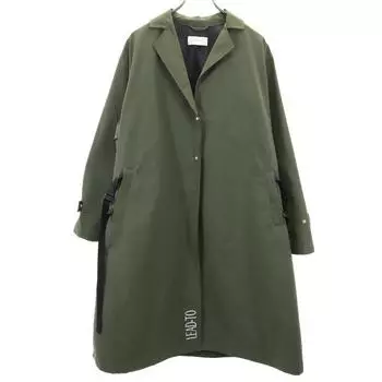 Herencia Long sleeve coat 38 Green system Women Used