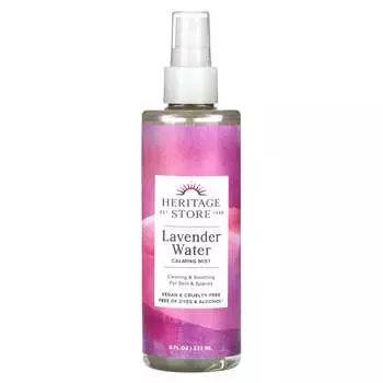 Heritage Store, Цветочная вода, Лаванда, 8 жидких унций (240 мл)