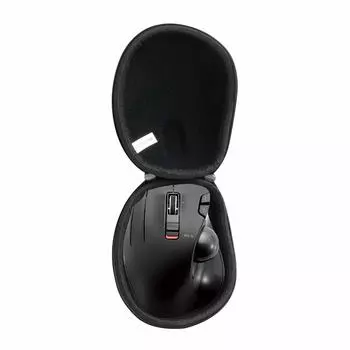 Hermitshell Hard Travel Case ELECOM Wireless Easy Thumb Control Trackball Mouse for ELECOM Left-handed 2.4GHz (Case M-XT4DRBK)