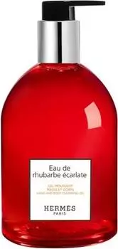 HERMS Le Bain Eau de Rhubarbe Scarlet Очищающий гель для рук и тела TU прозрачный