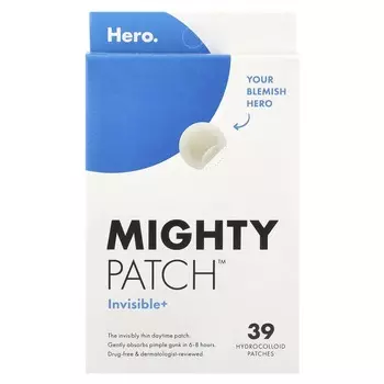 Hero Cosmetics, Mighty Patch, Invisible+, 39 патчей