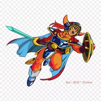 Hero Dragon Quest 1 Dragon Quest Heroes The World Tree Термопереносная печать виниловые нашивки Наклейка для одежды Аппликации своими руками Моющиеся нашивки
