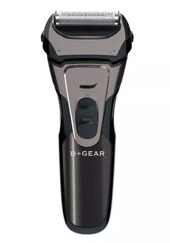 Hero Green аккумуляторная электрическая бритва для бороды переменного тока для зарядки AC 3 высокая быстрая заморская металлическая черная [B+GEAR] бритва с 3 лезвиями, бритва, бритва, борода,