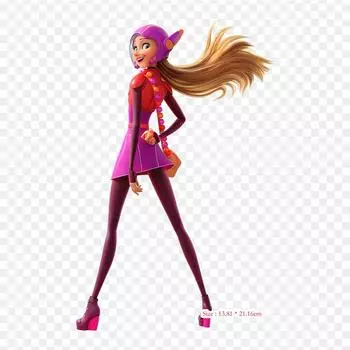 Heroes En Pijamas Honey Lemon Gogo Tomago The Walt Com Утюг на теплопередаче Печать Виниловые нашивки Наклейка для одежды DIY Аппликации Моющиеся нашивки