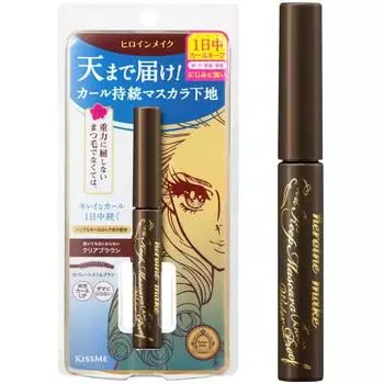 Heroine Make Curl Keep Mascara Base WP 02 Прозрачная черная коричневая 4,5 г Curl Lasting Mascara Base Водостойкая формула Отдельная тонкая щеточка