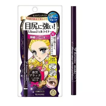 Heroine Make Long Stay Sharp Gel Liner 01 Jet Black Dense Gel Liner Waterproof Formula 0.07g