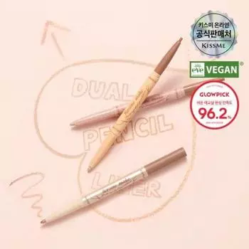 Heroine Make Under Eye Dual Pencil Liner, 03 Sand Flash, 1 piece